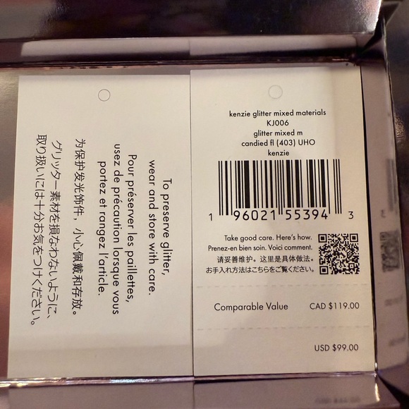 NWT Giftable Kate Spade Glitter Card Holder in Gift Box $99 retail - Picture 4 of 8